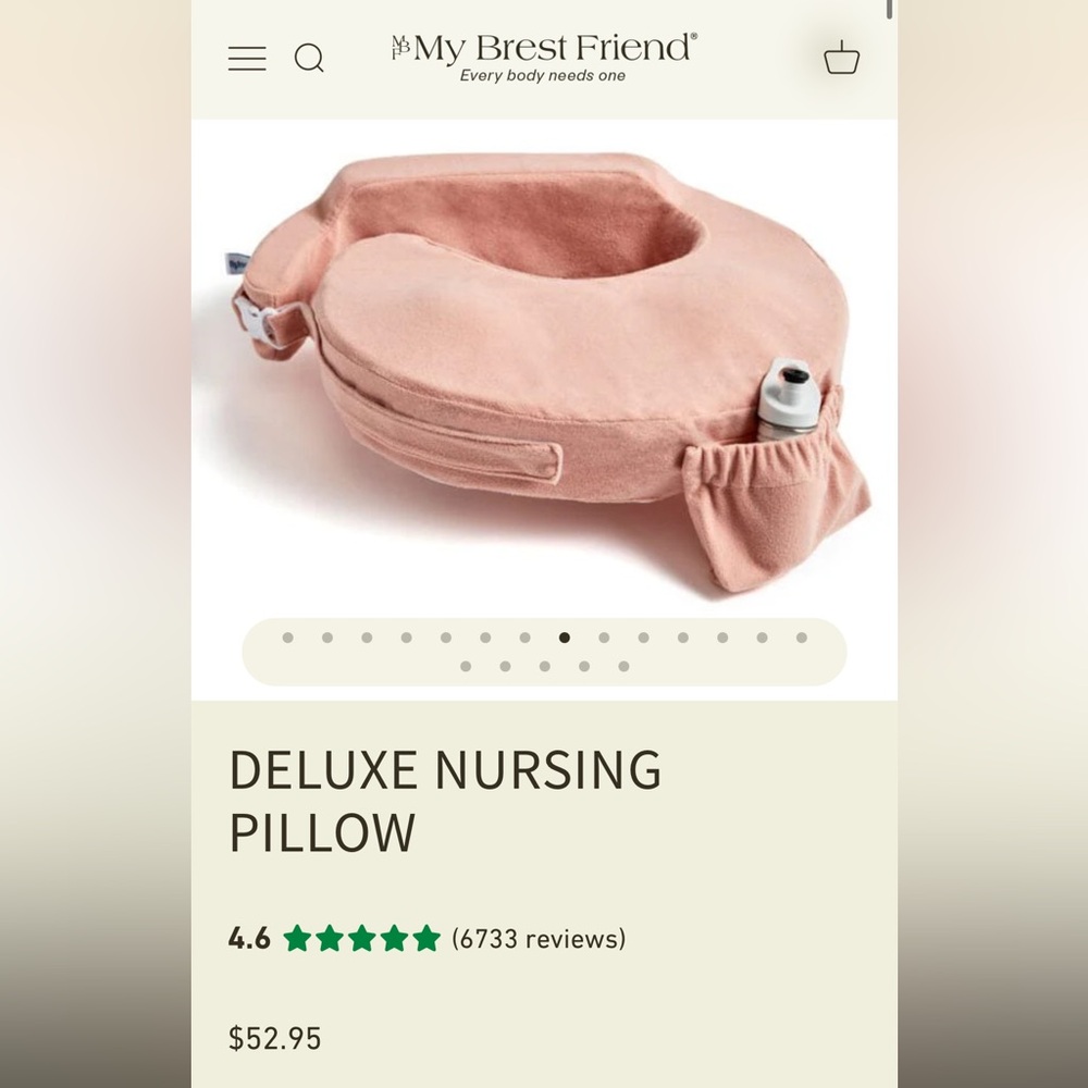 My Brest Friend Deluxe Nursing Pillow